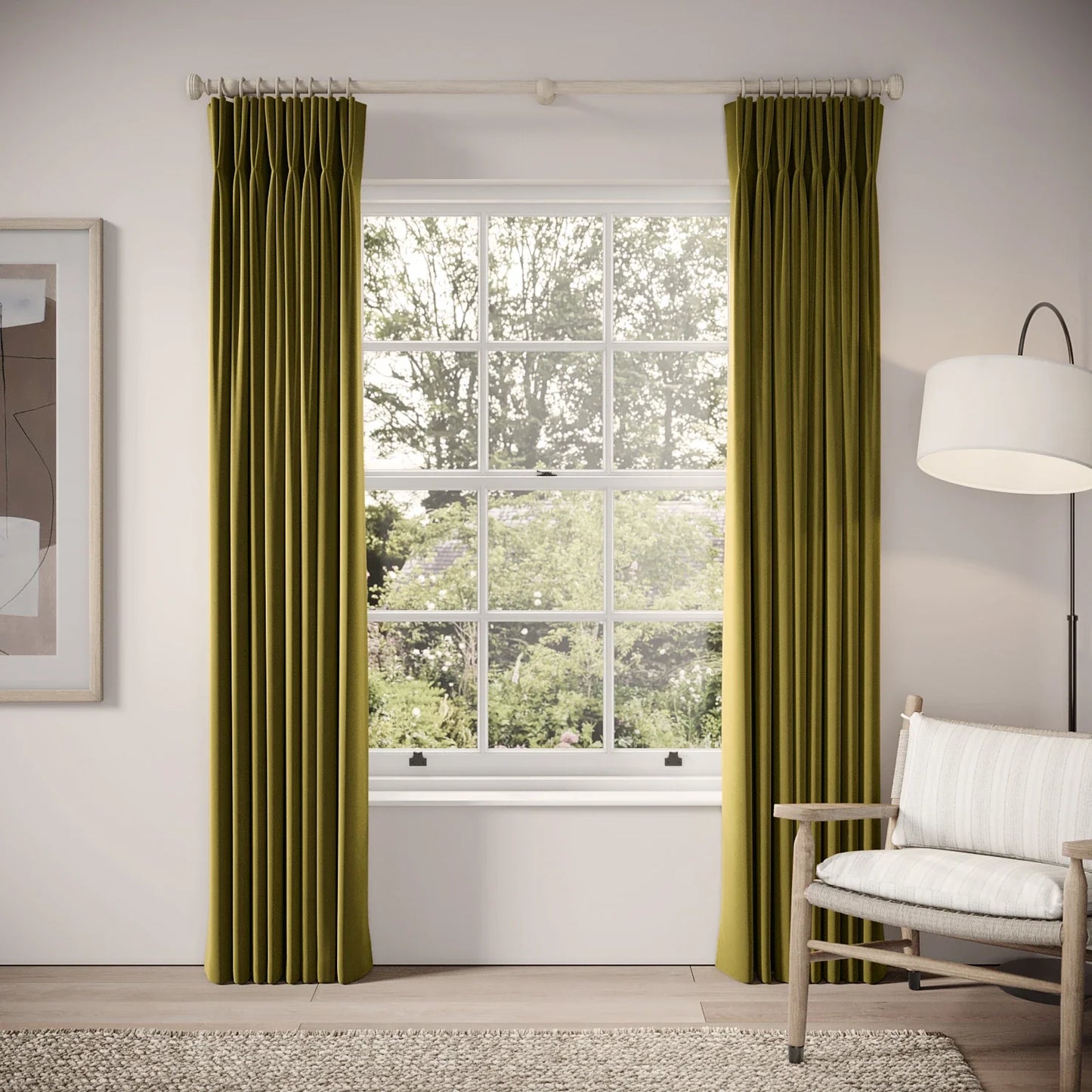 Merlin's Beard Curtains - Soft Velvet - Thicket