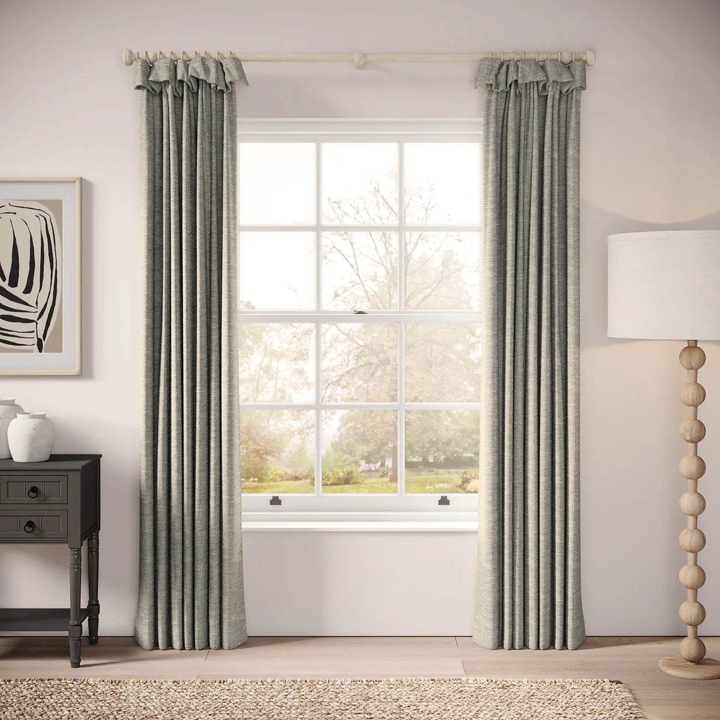 Mrs Twitchit Curtains - Eco Boucle - Brecon