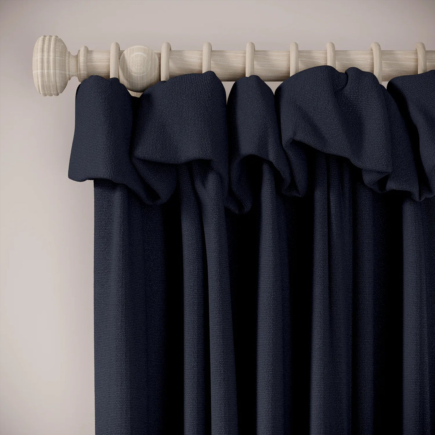Mrs Twitchit Curtains - Eco Weave - Submarine