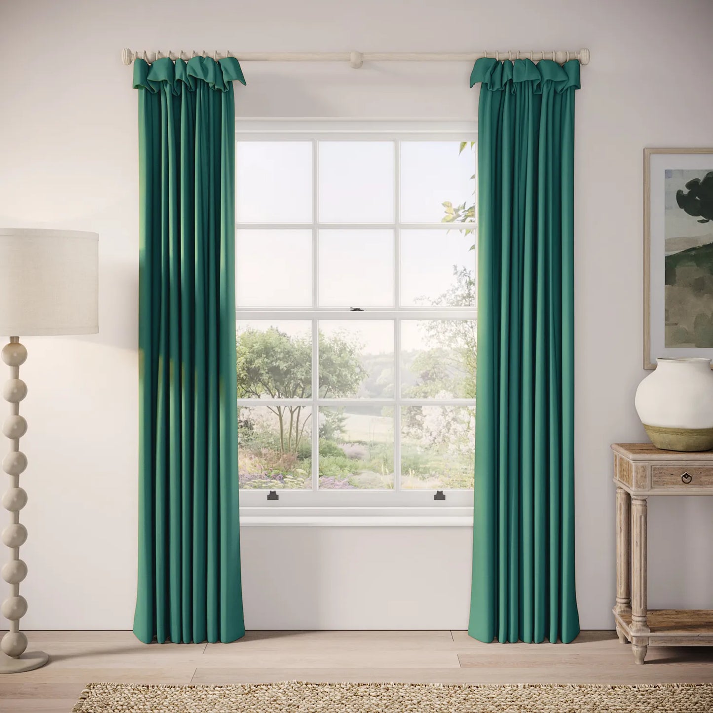 Mrs Twitchit Curtains - Linen Blend - Agra