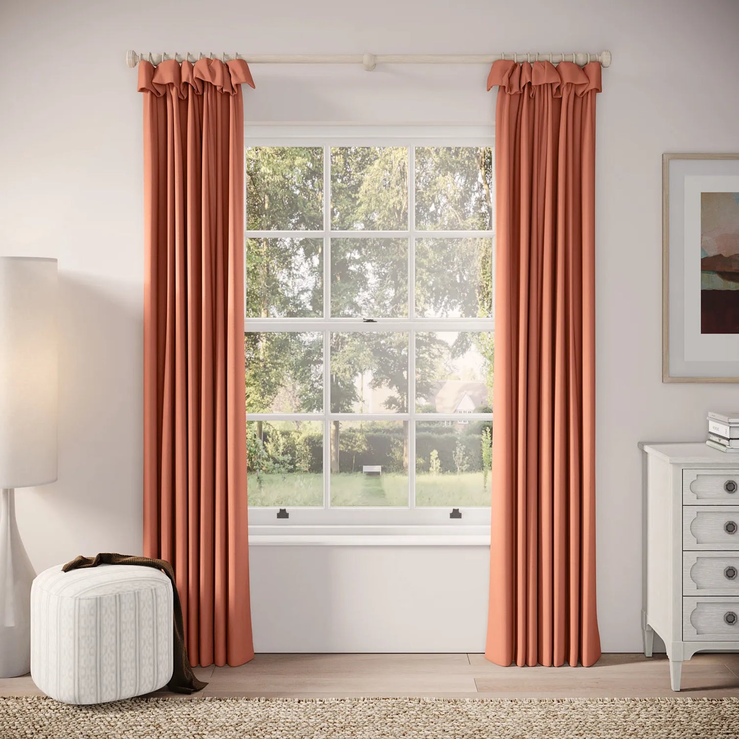 Mrs Twitchit Curtains - Linen Blend - Dimples