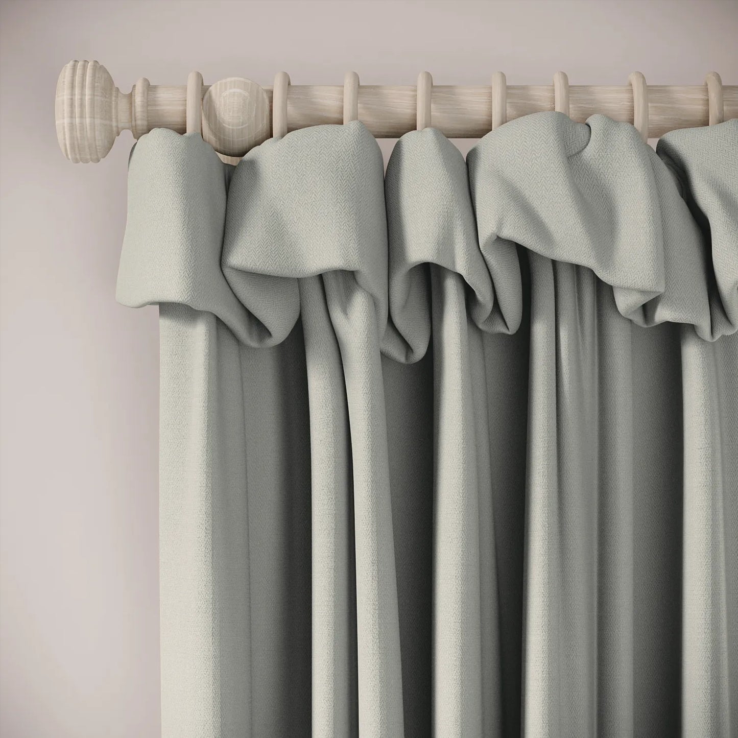 Mrs Twitchit Curtains - Linen Blend - Villa Blue