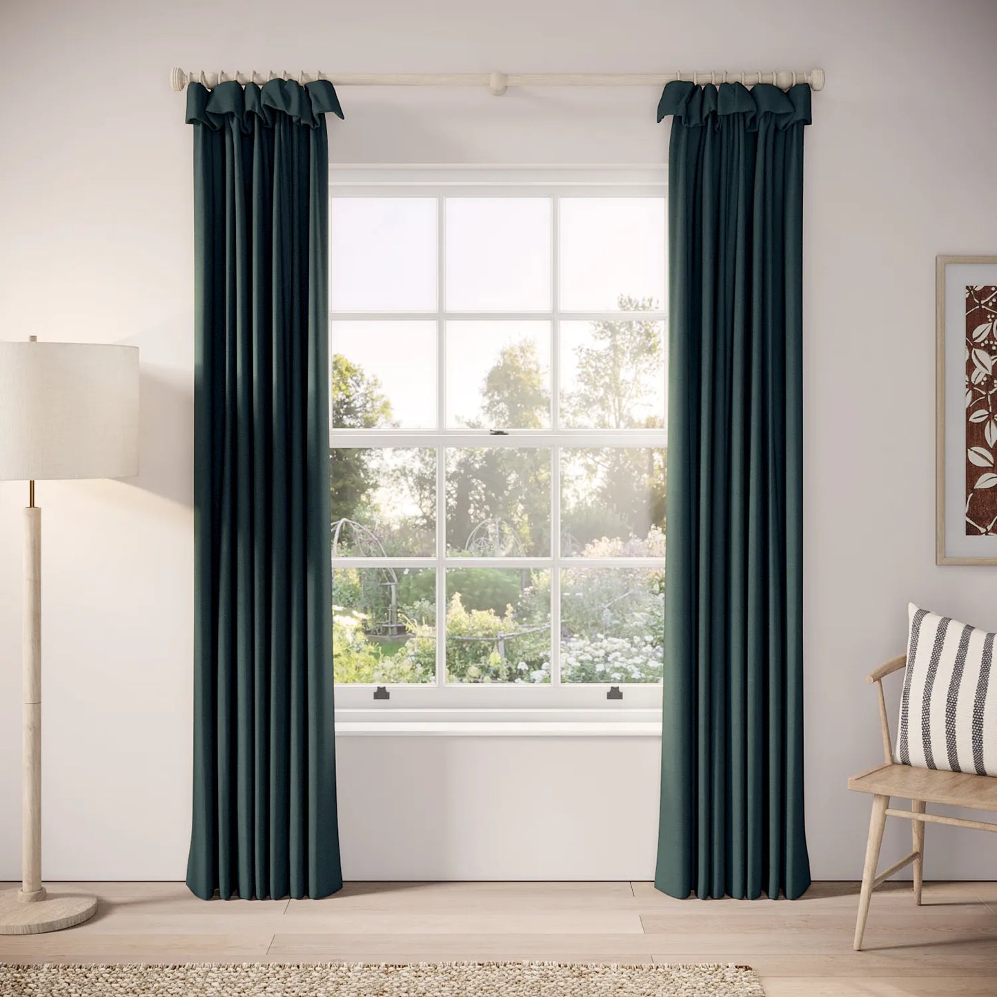 Mrs Twitchit Curtains - Pure Linen - John Kanaka