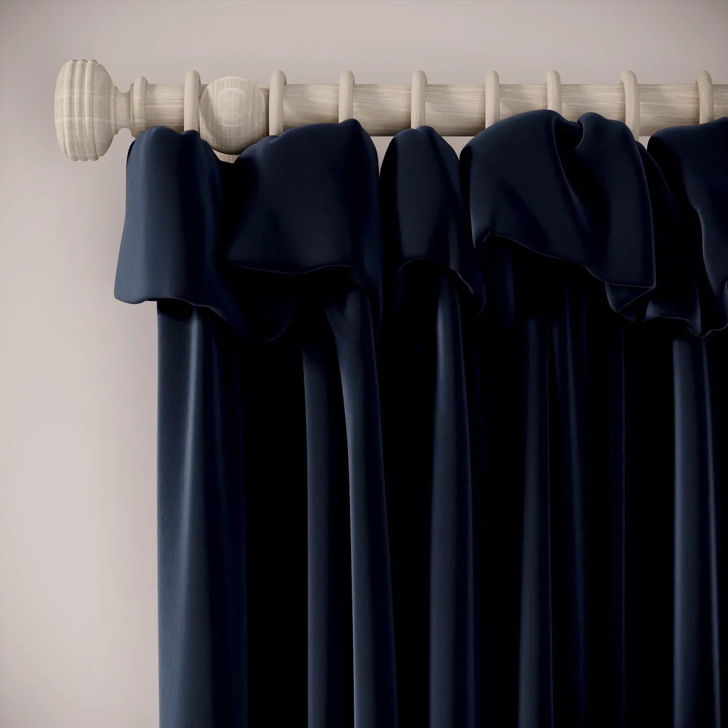 Mrs Twitchit Curtains - Soft Velvet - Nocturne