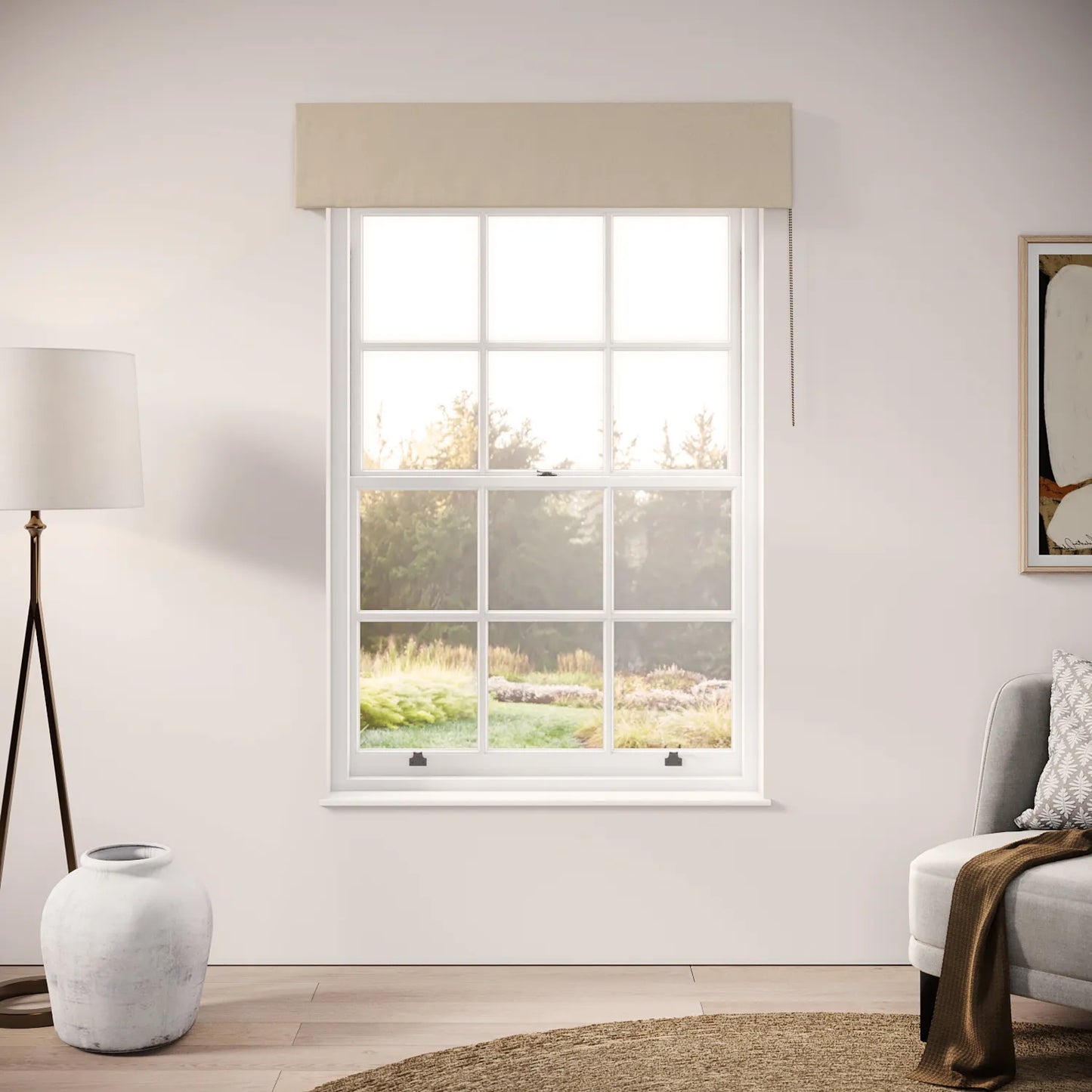 Neat Freak Blind - Brushed Cotton - Mantlepiece