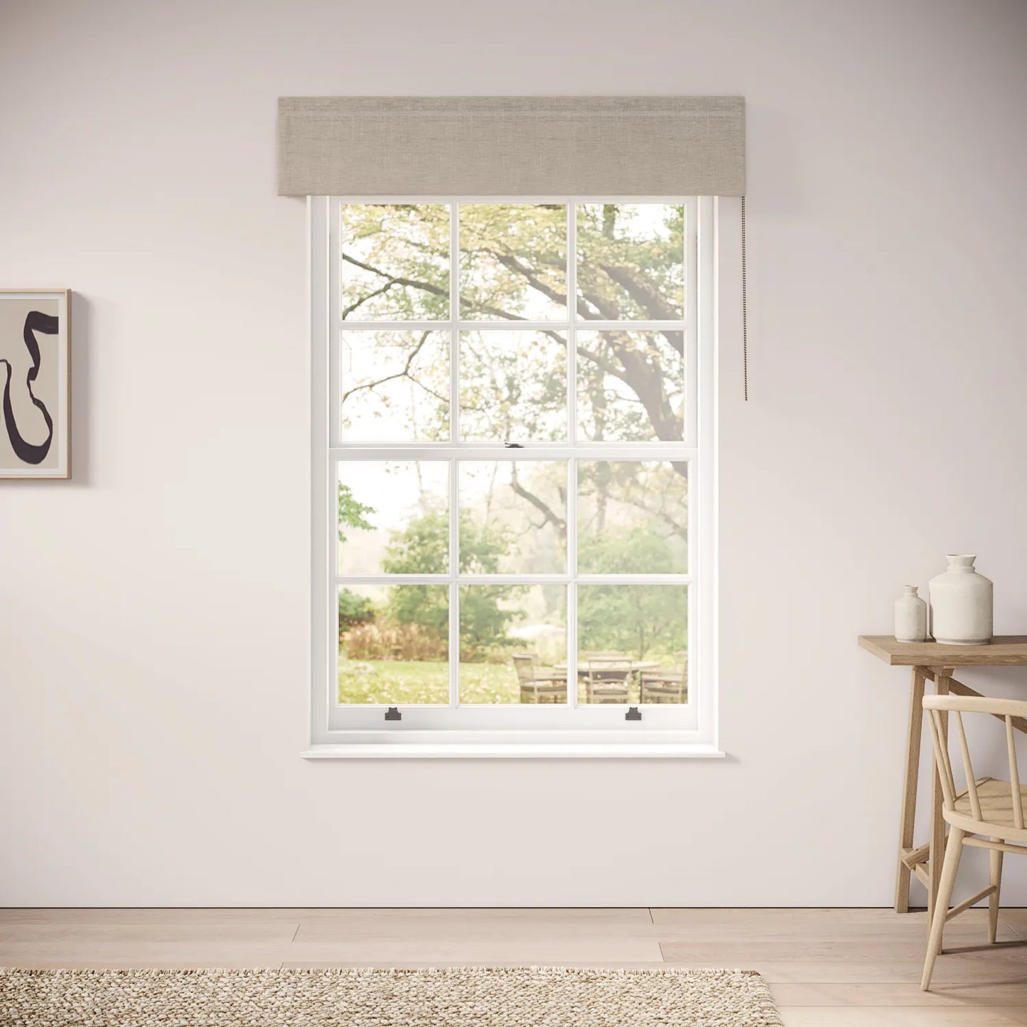 Neat Freak Blind - Slubby Sheer - Oatmilk