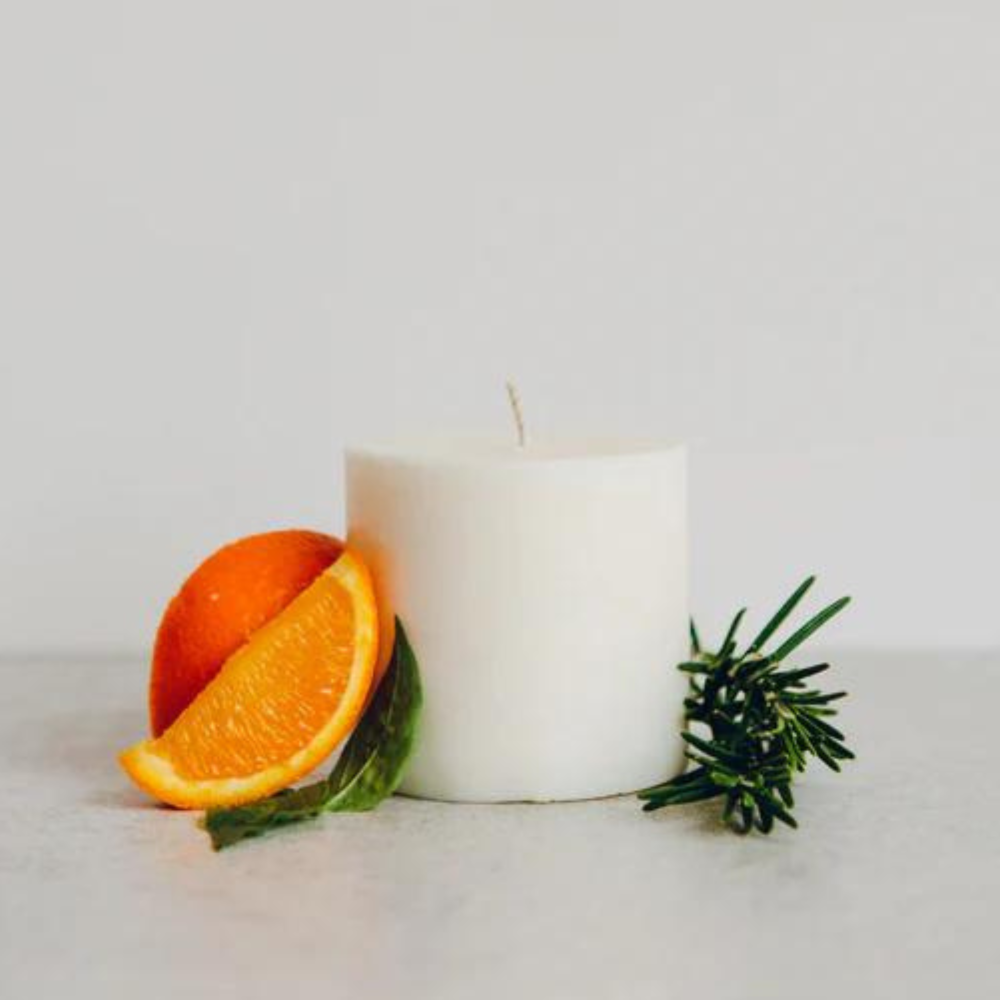 Pott Candle - Speckle - Orangery
