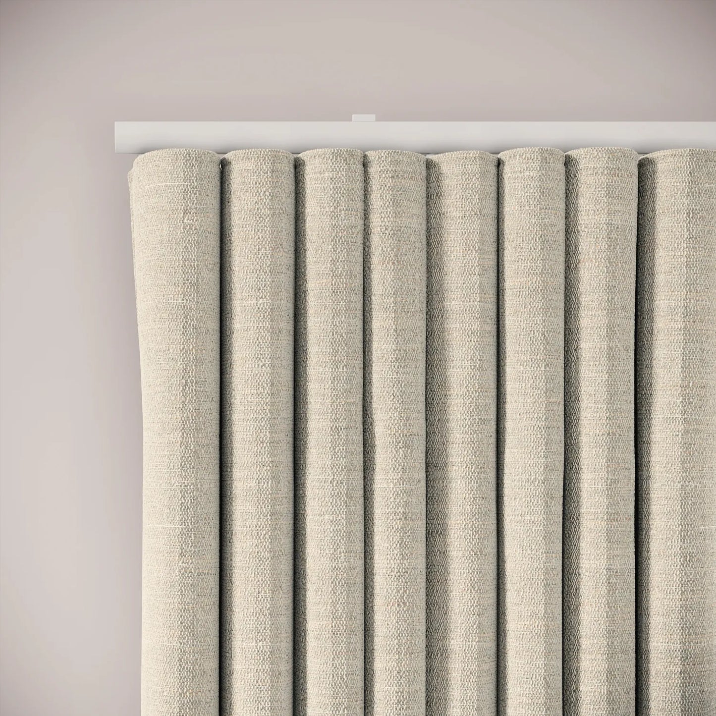 Porthcawl Curtains - Eco Boucle - Pebblish