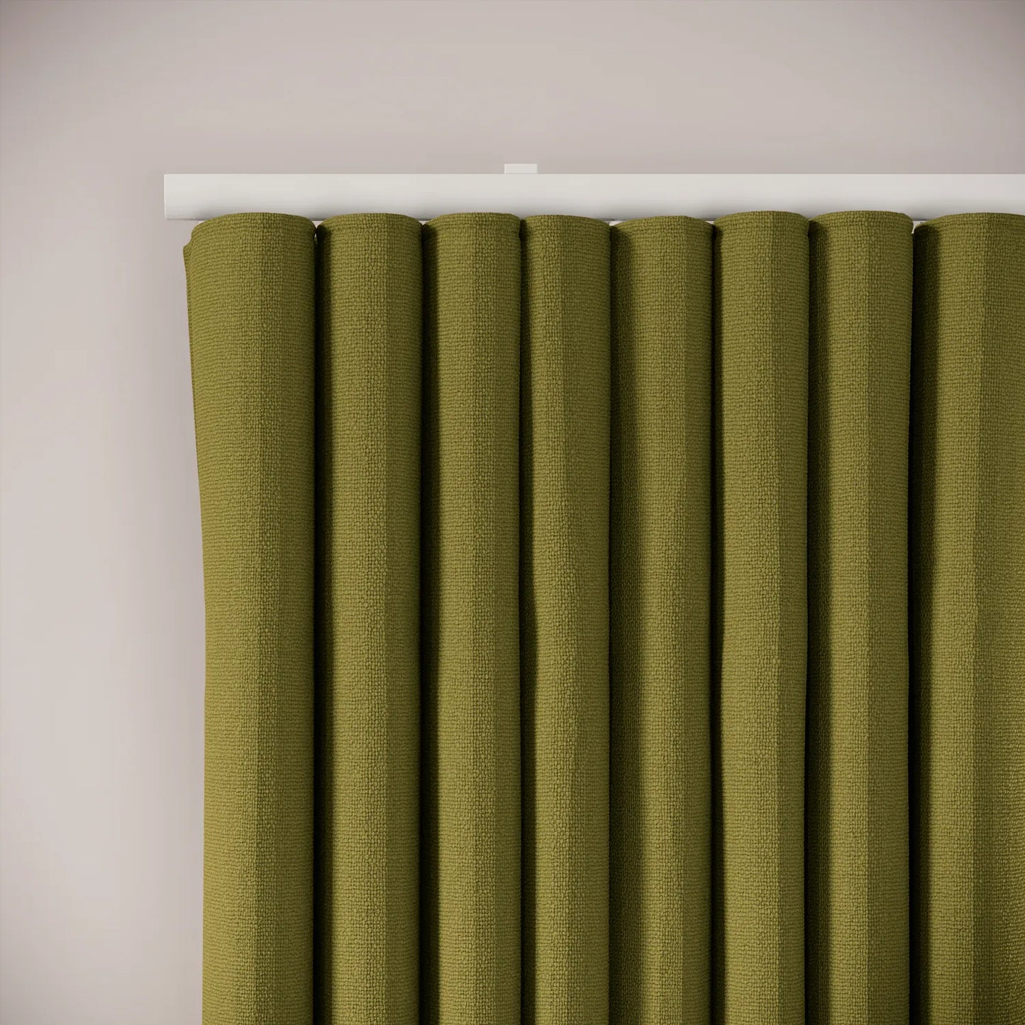 Porthcawl Curtains - Eco Weave - Thyme Lord
