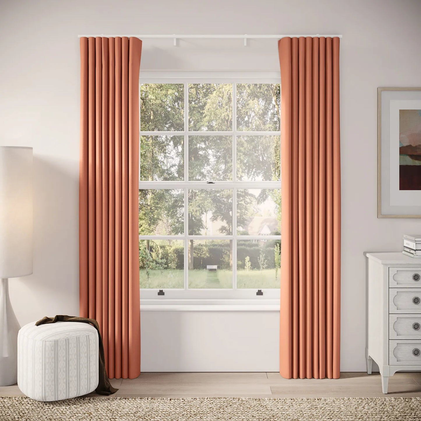 Porthcawl Curtains - Linen Blend - Dimples