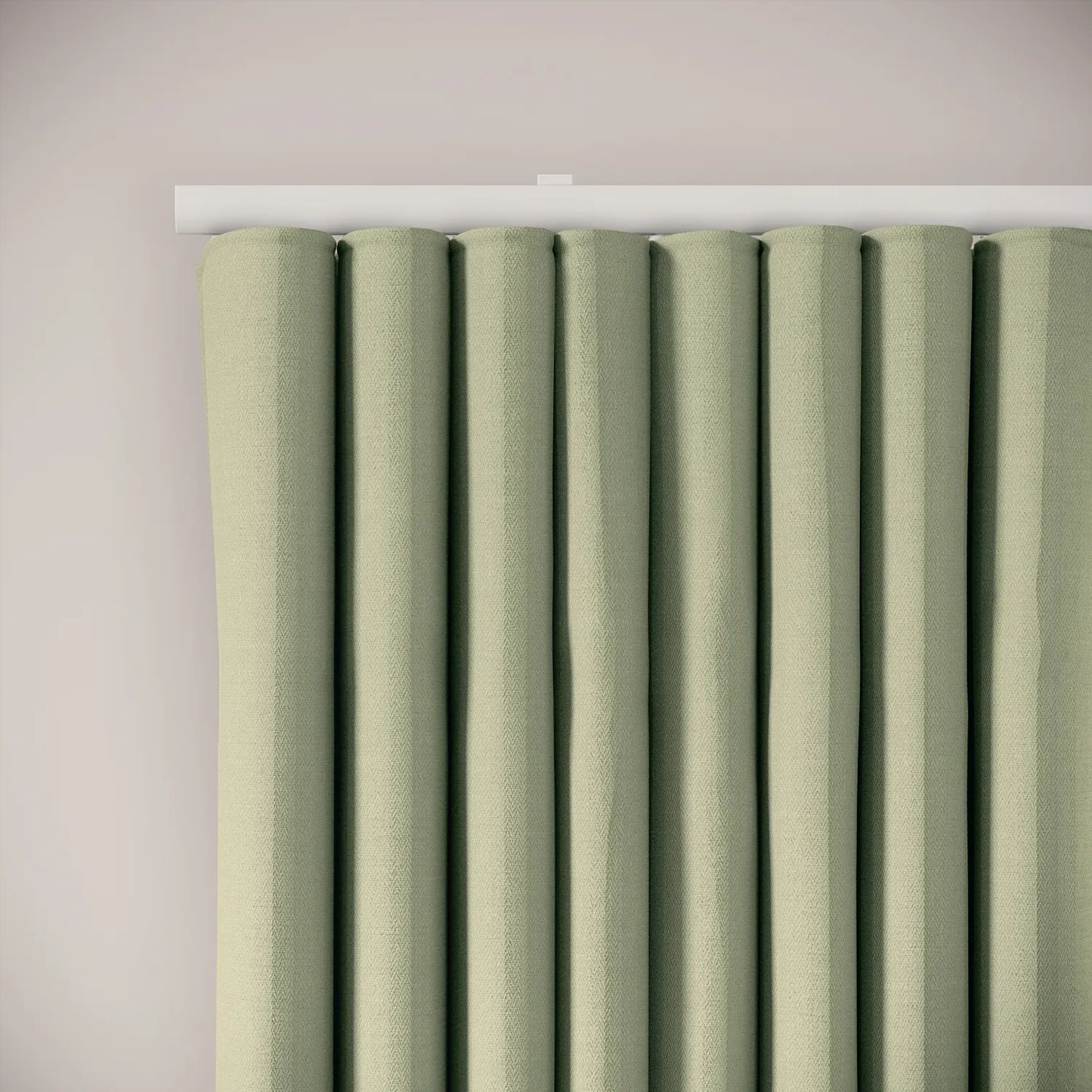 Porthcawl Curtains - Linen Blend - Mint Julep