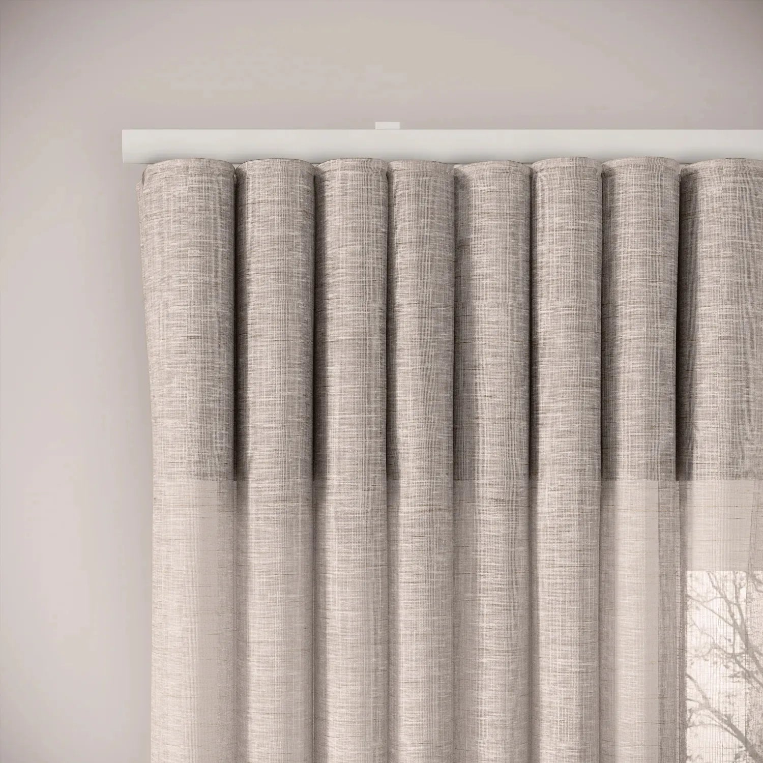 Porthcawl Curtains - Slubby Sheer - Tasteful