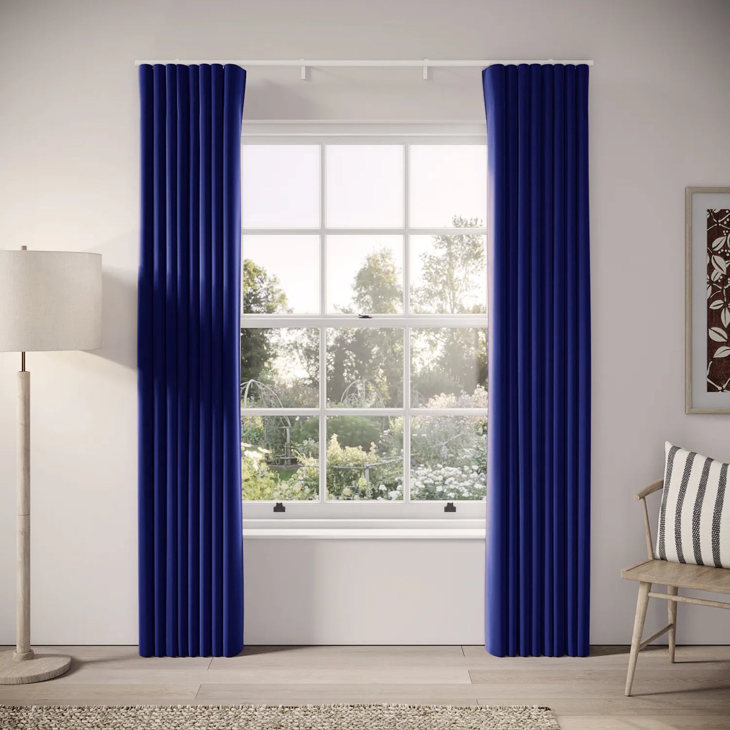 Porthcawl Curtains - Soft Velvet - Darling