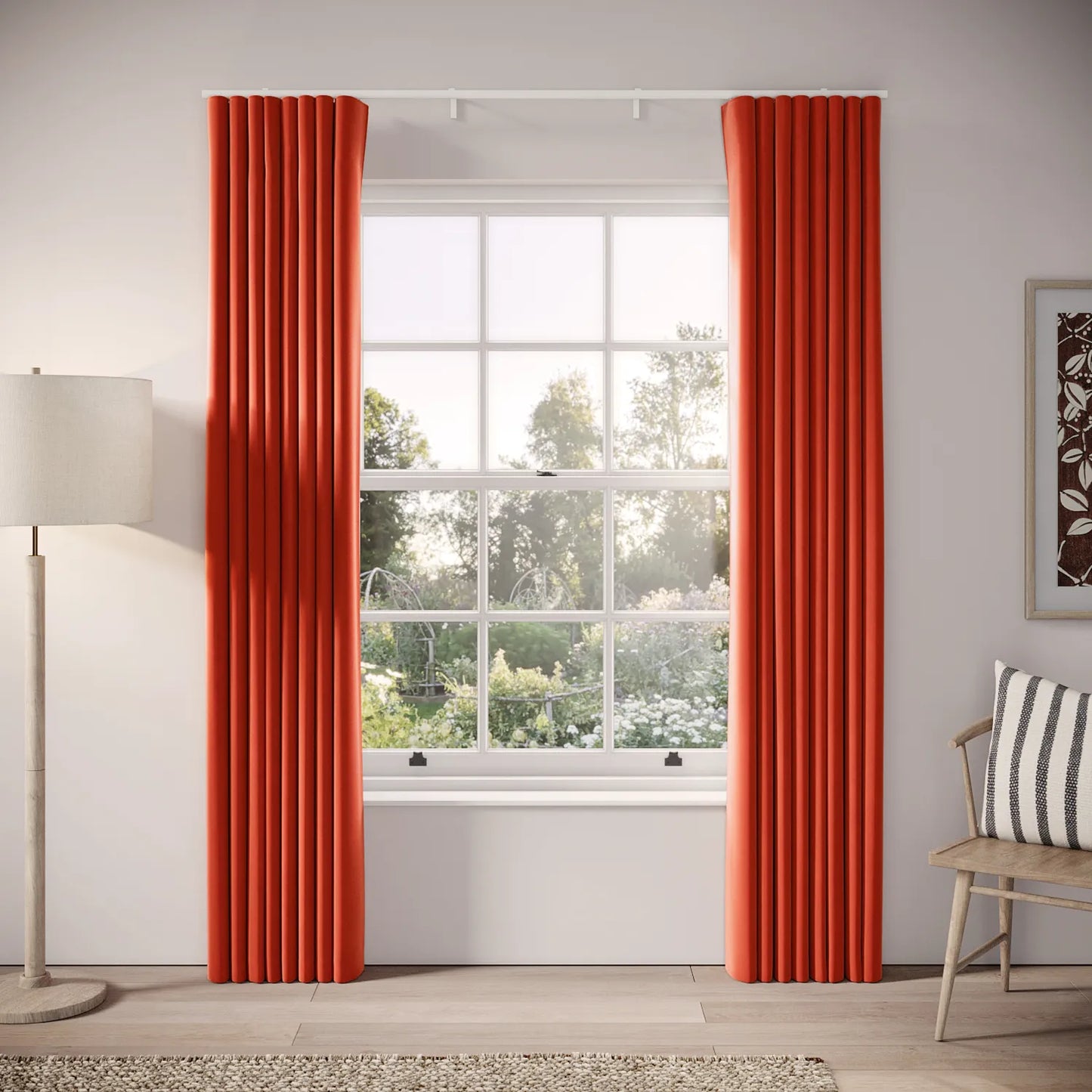 Porthcawl Curtains - Soft Velvet - Logburner