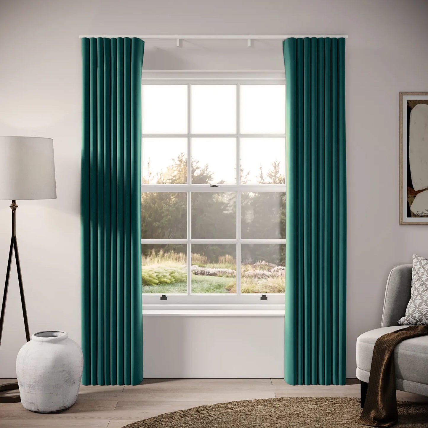Porthcawl Curtains - Soft Velvet - Mothercombe