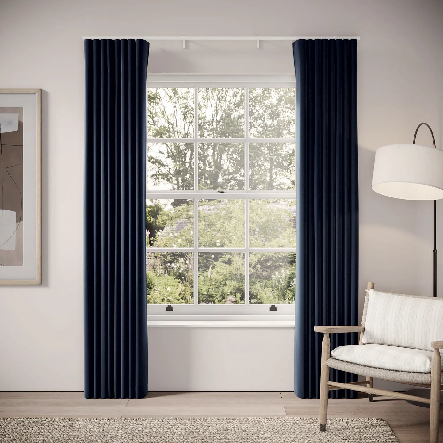 Porthcawl Curtains - Soft Velvet - Nocturne