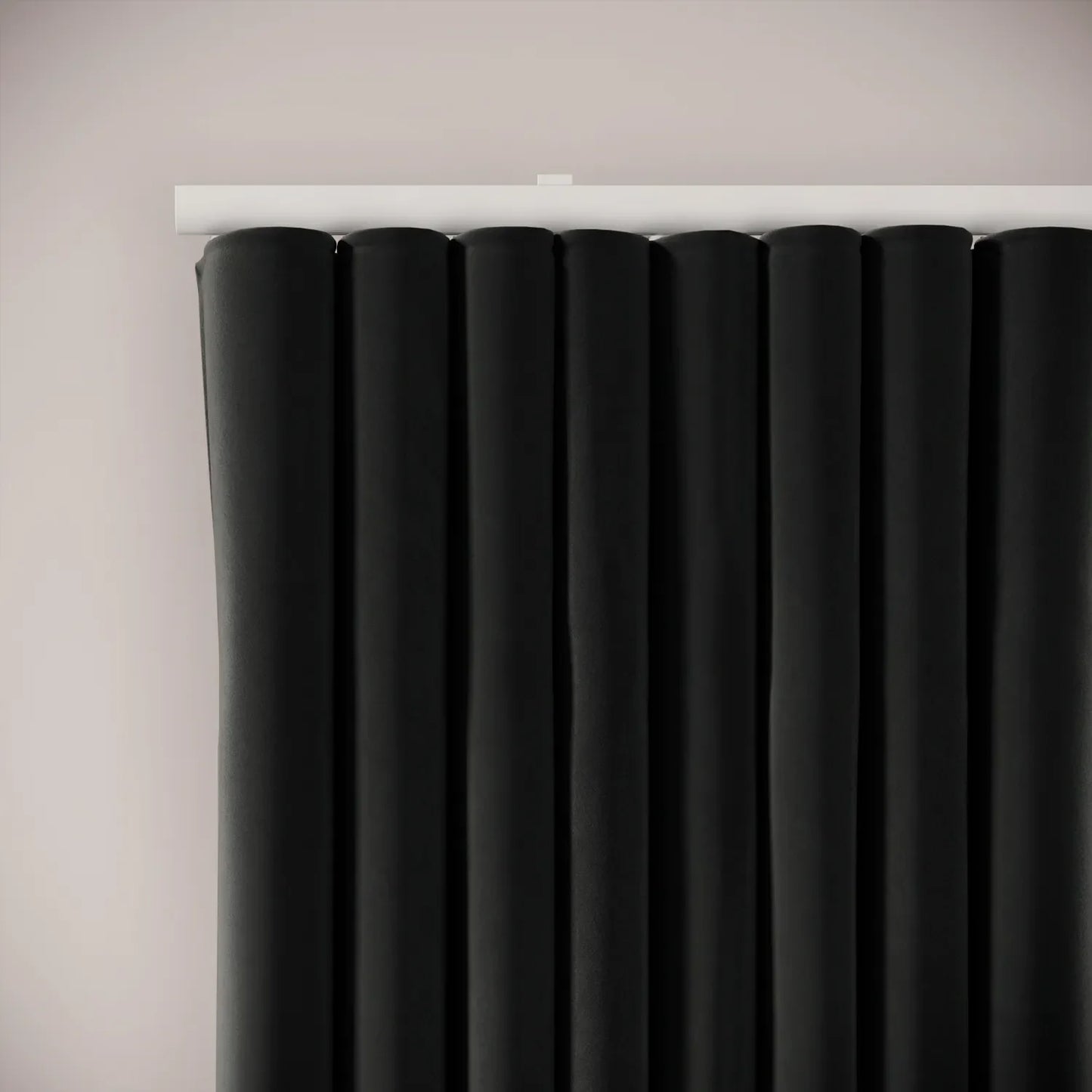 Porthcawl Curtains - Soft Velvet - Void