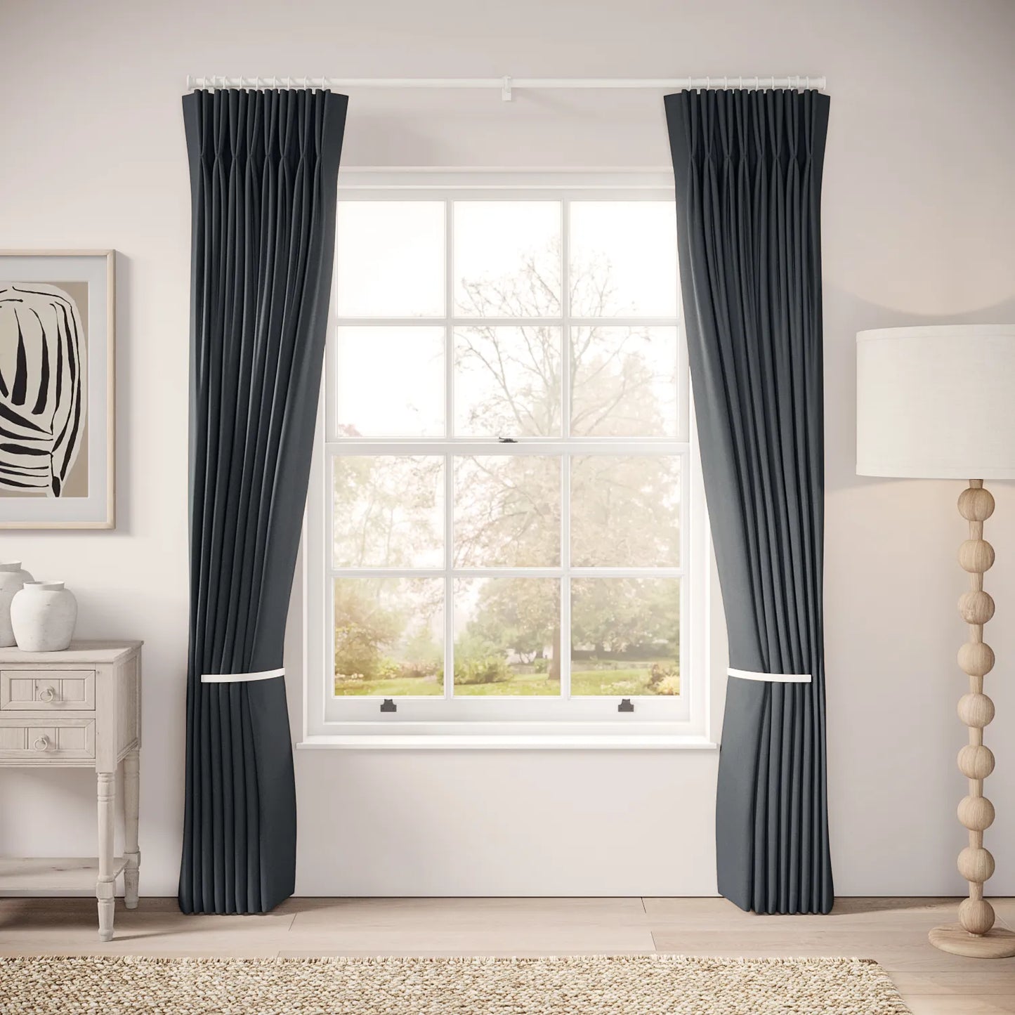 Metal Holdback Pair - Oyster