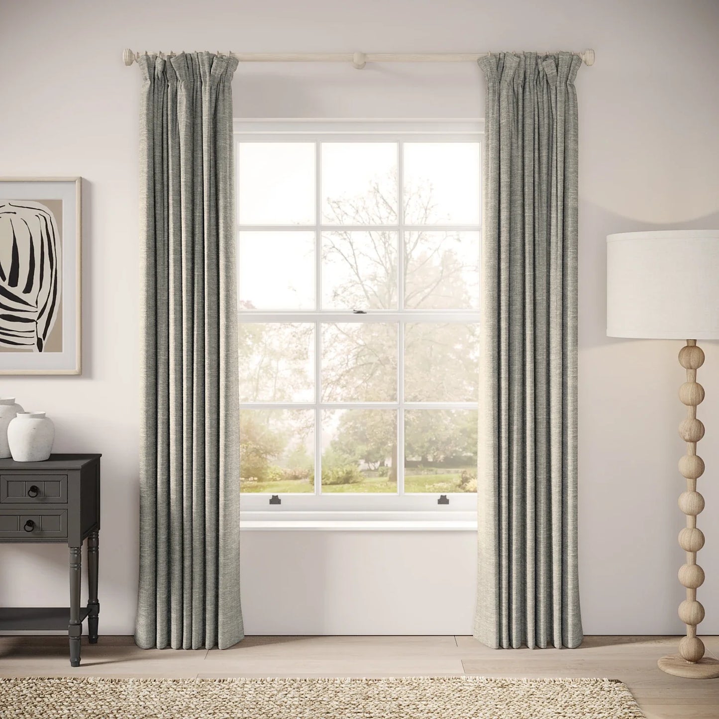 Veg Patch Curtains - Eco Boucle - Brecon
