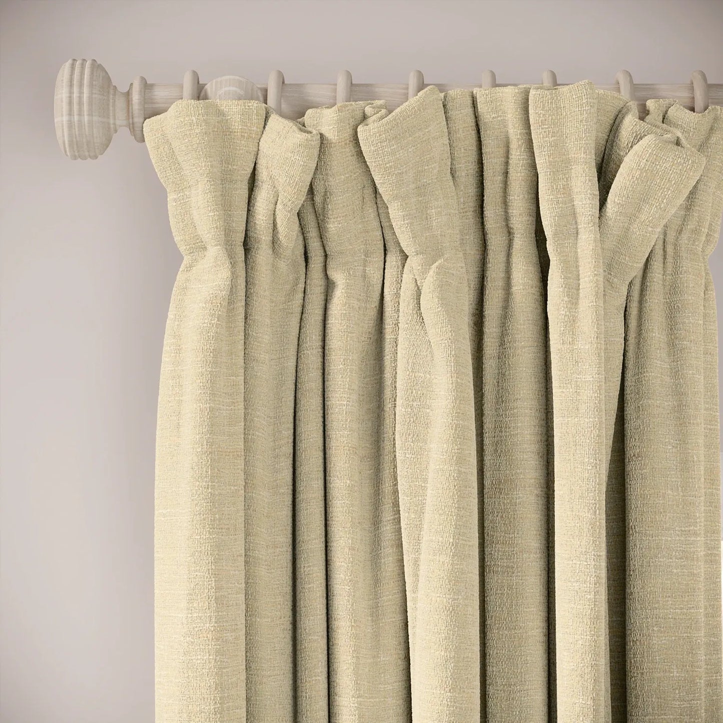 Veg Patch Curtains - Eco Boucle - Viennese Whirl
