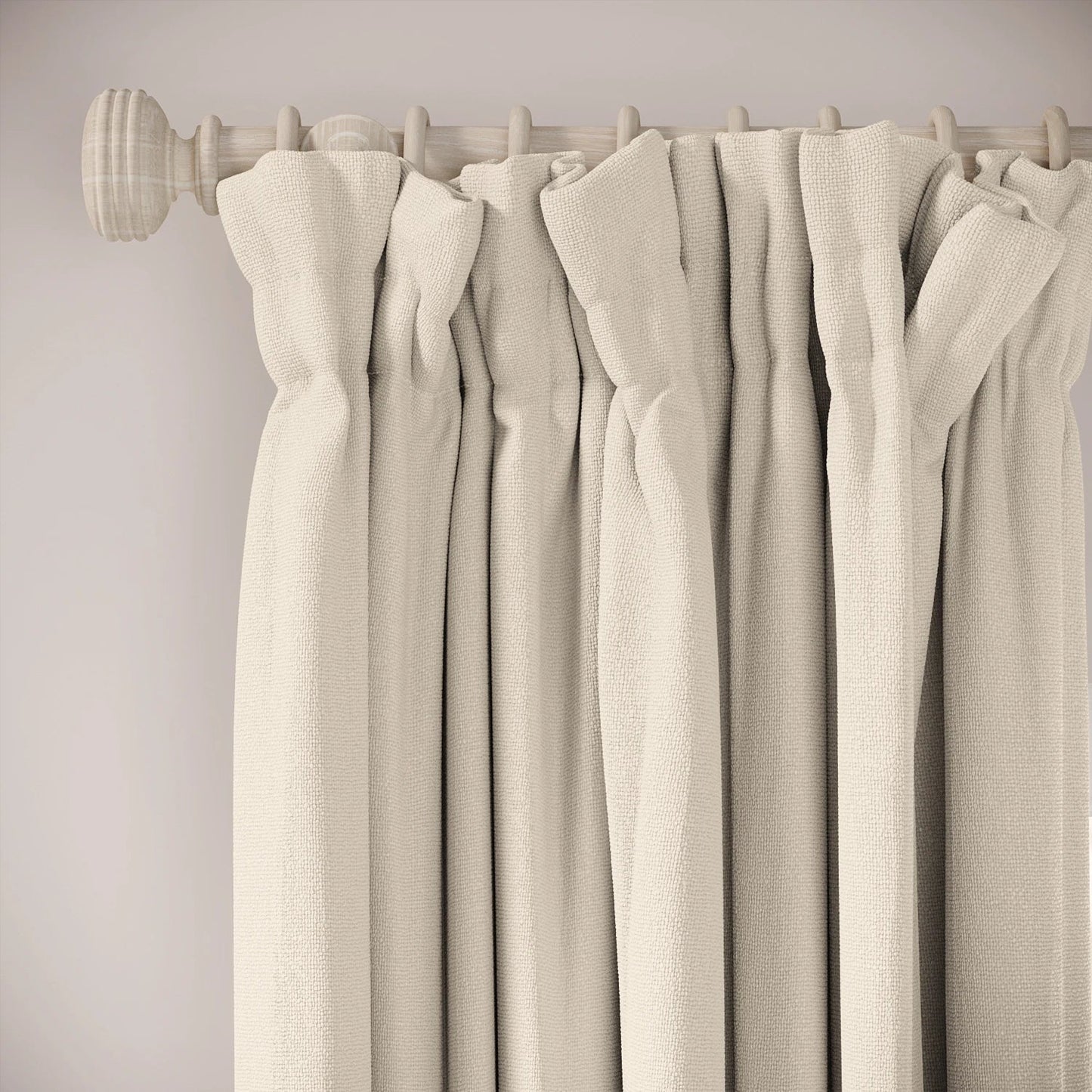 Veg Patch Curtains - Eco Weave - Macchiato