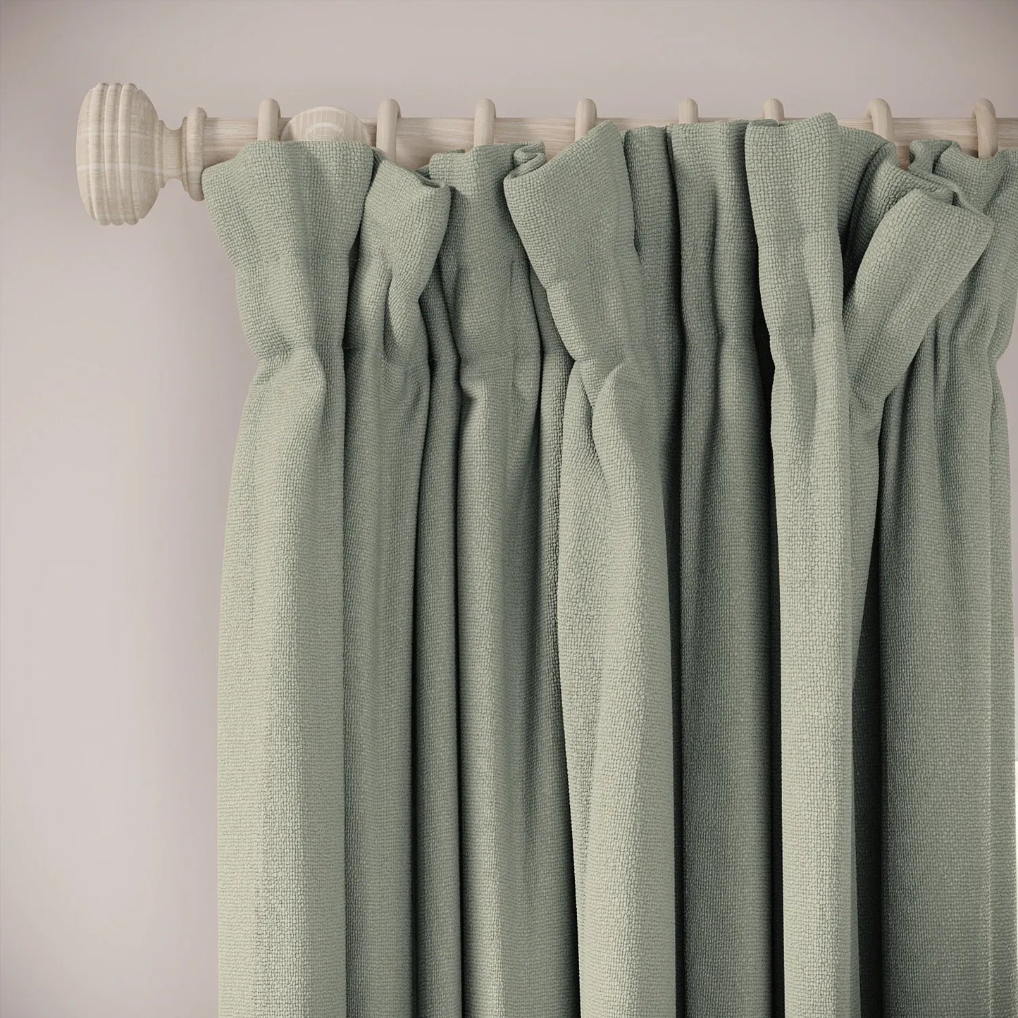 Veg Patch Curtains - Eco Weave - Tidal Pool