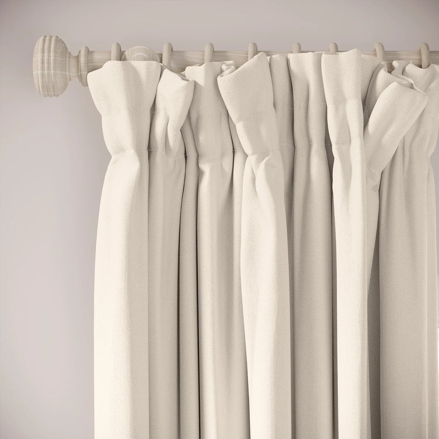 Veg Patch Curtains - Linen Blend - Chamonix