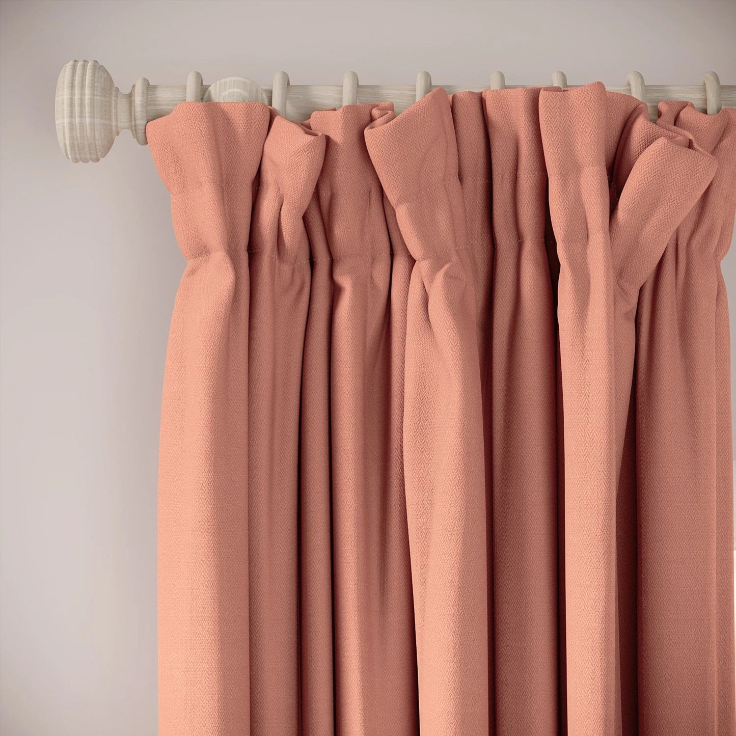 Veg Patch Curtains - Linen Blend - Lollipop