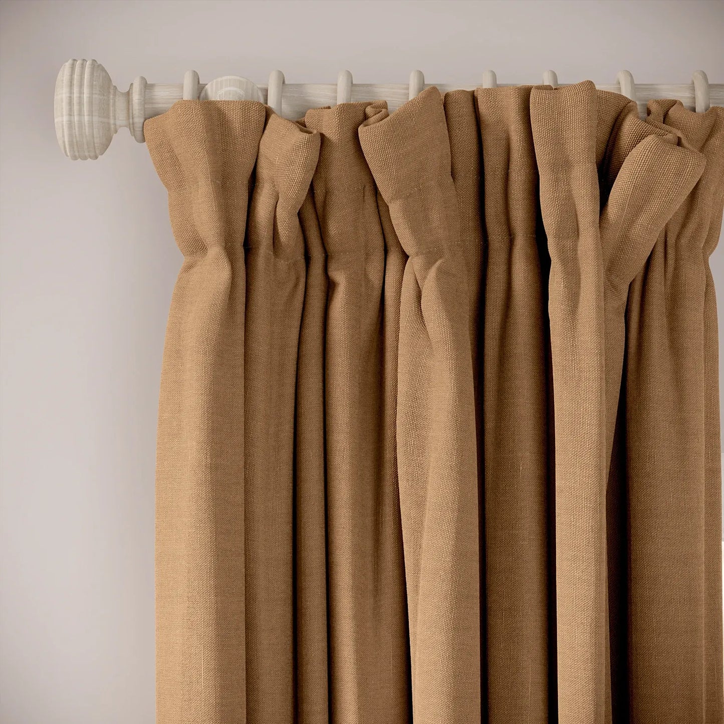 Veg Patch Curtains - Pure Linen - Dust Bunny