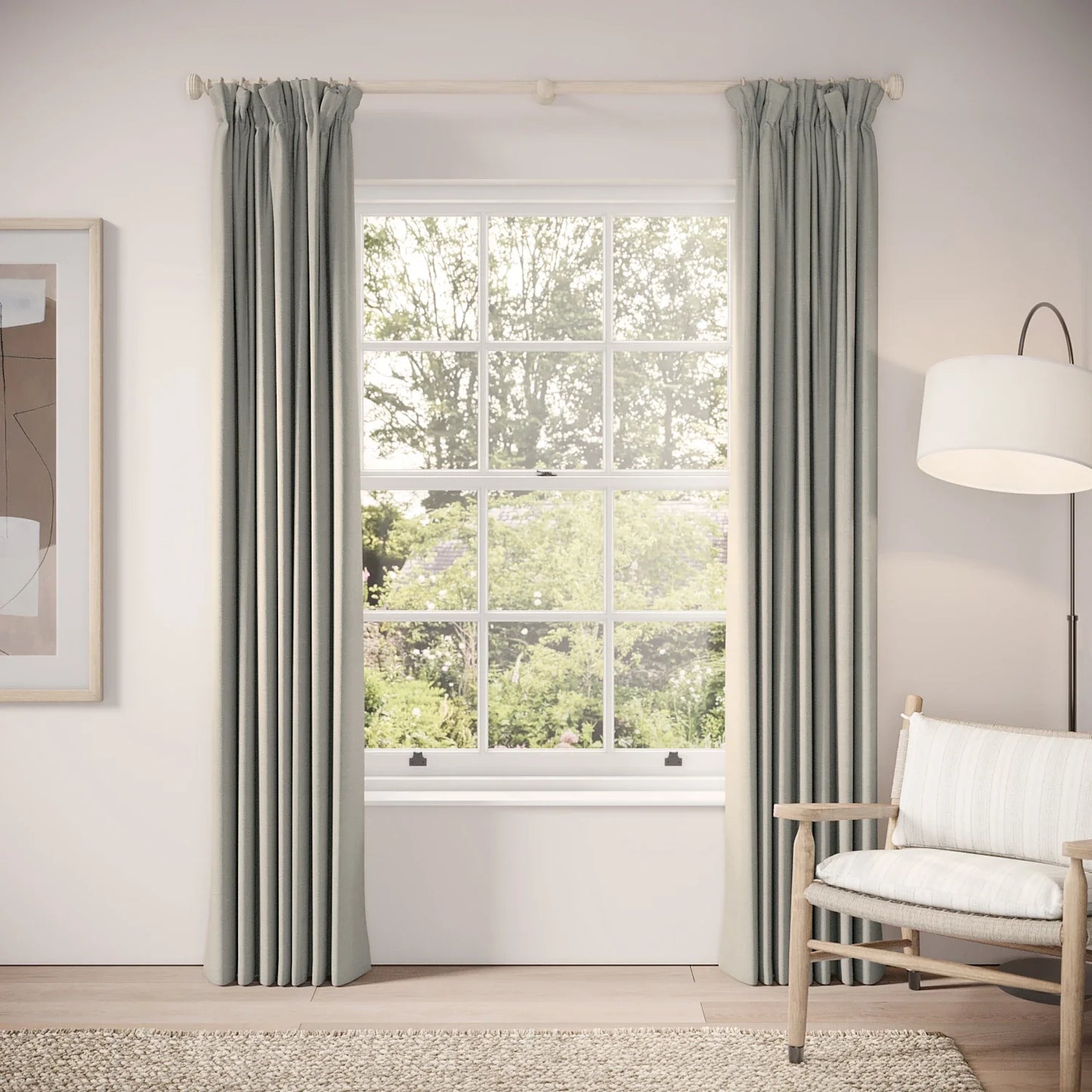 Veg Patch Curtains - Pure Linen - Mardy