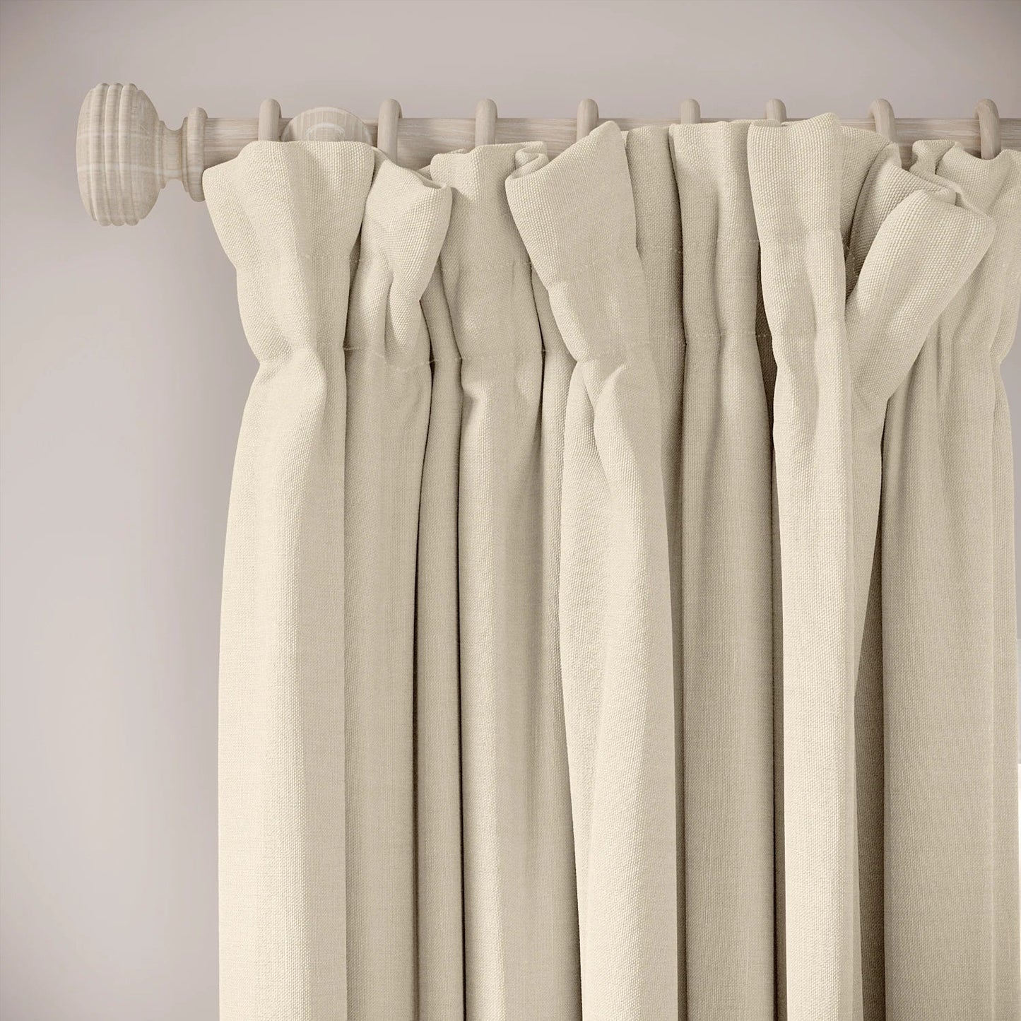Veg Patch Curtains - Pure Linen - Shakespeare