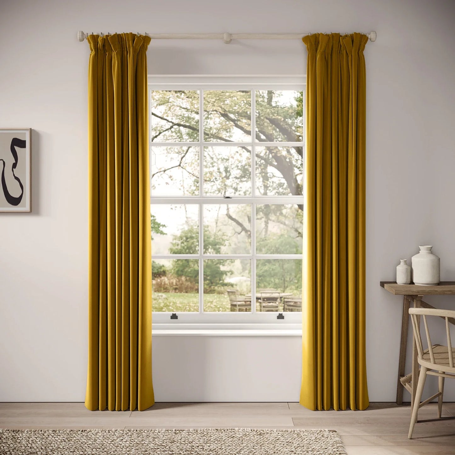 Veg Patch Curtains - Soft Velvet - Lucky Strike