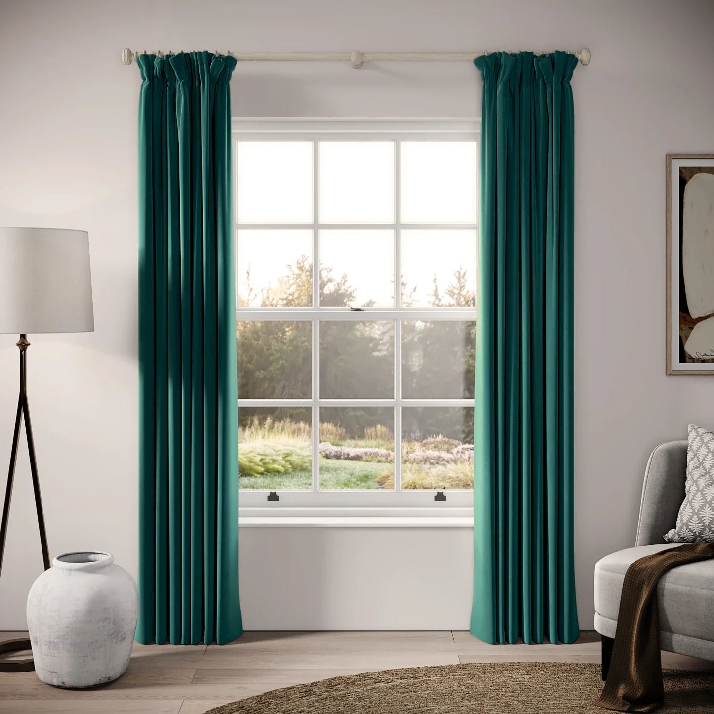 Veg Patch Curtains - Soft Velvet - Mothercombe