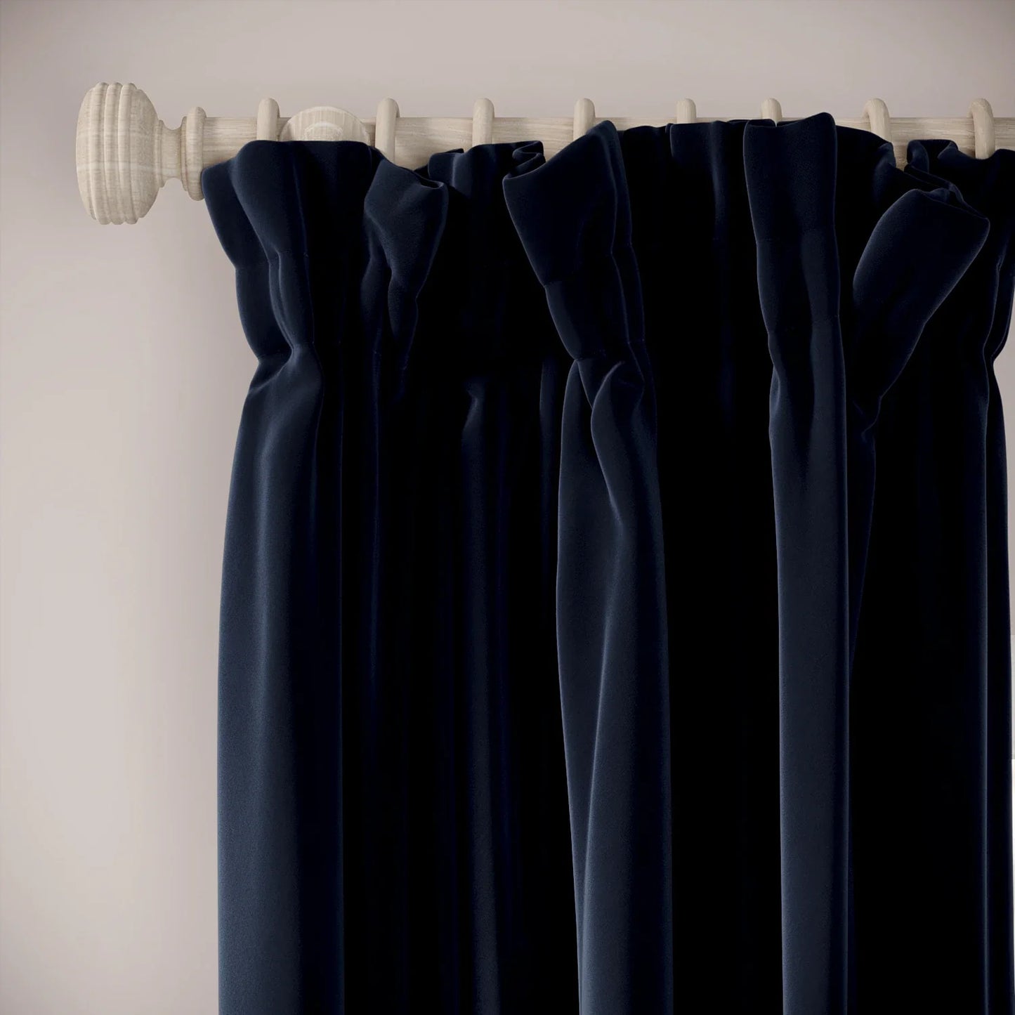 Veg Patch Curtains - Soft Velvet - Nocturne