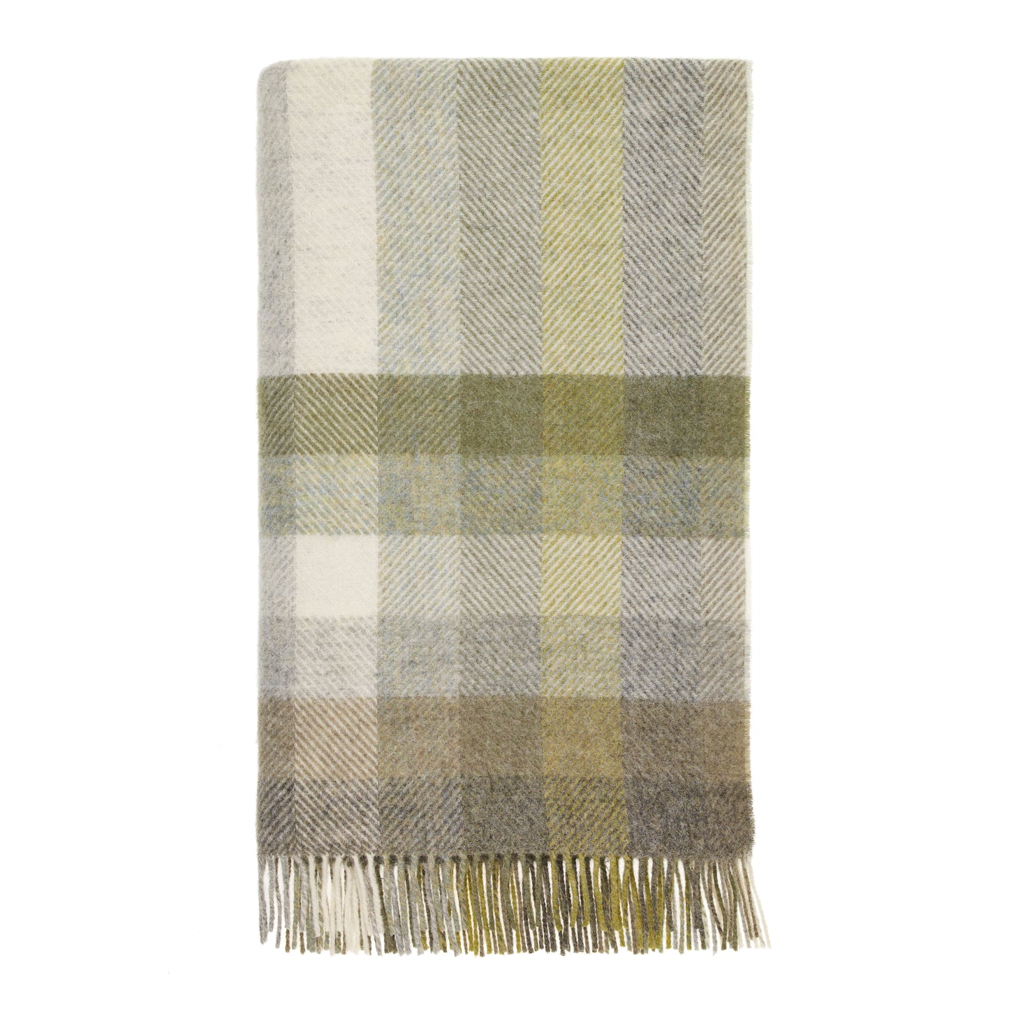 Woodale Wool Throw - Olive