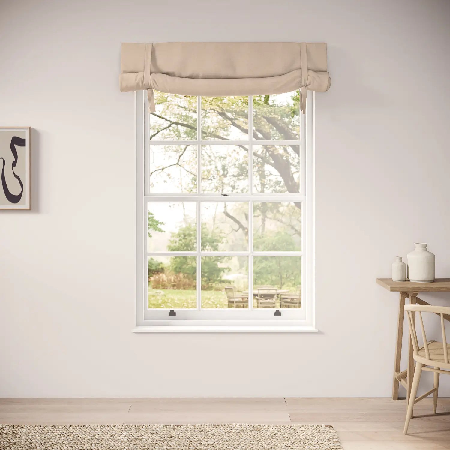 Agnetha Blind - Pure Linen - Conch