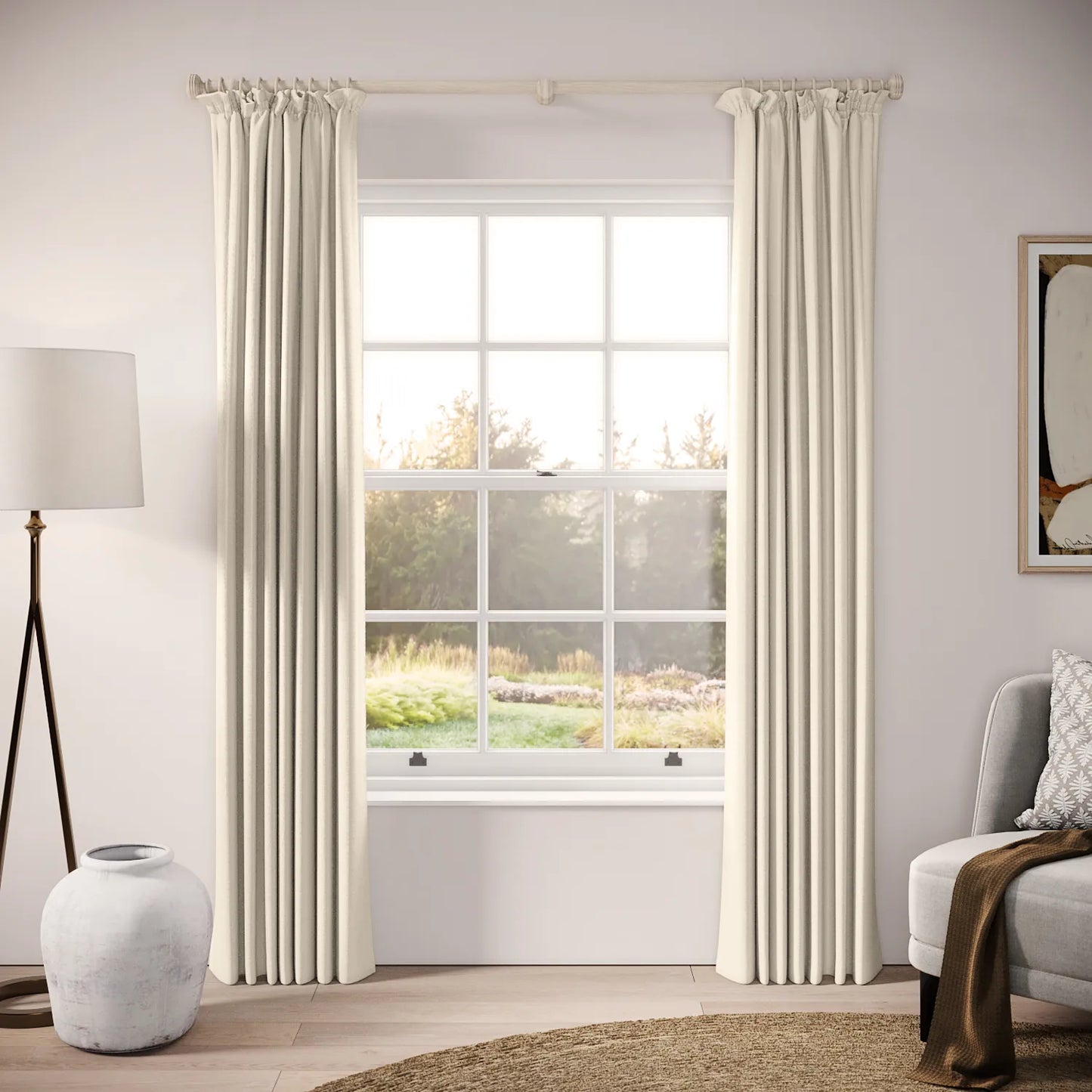 Cwtch Curtains - Eco Weave - Macchiato