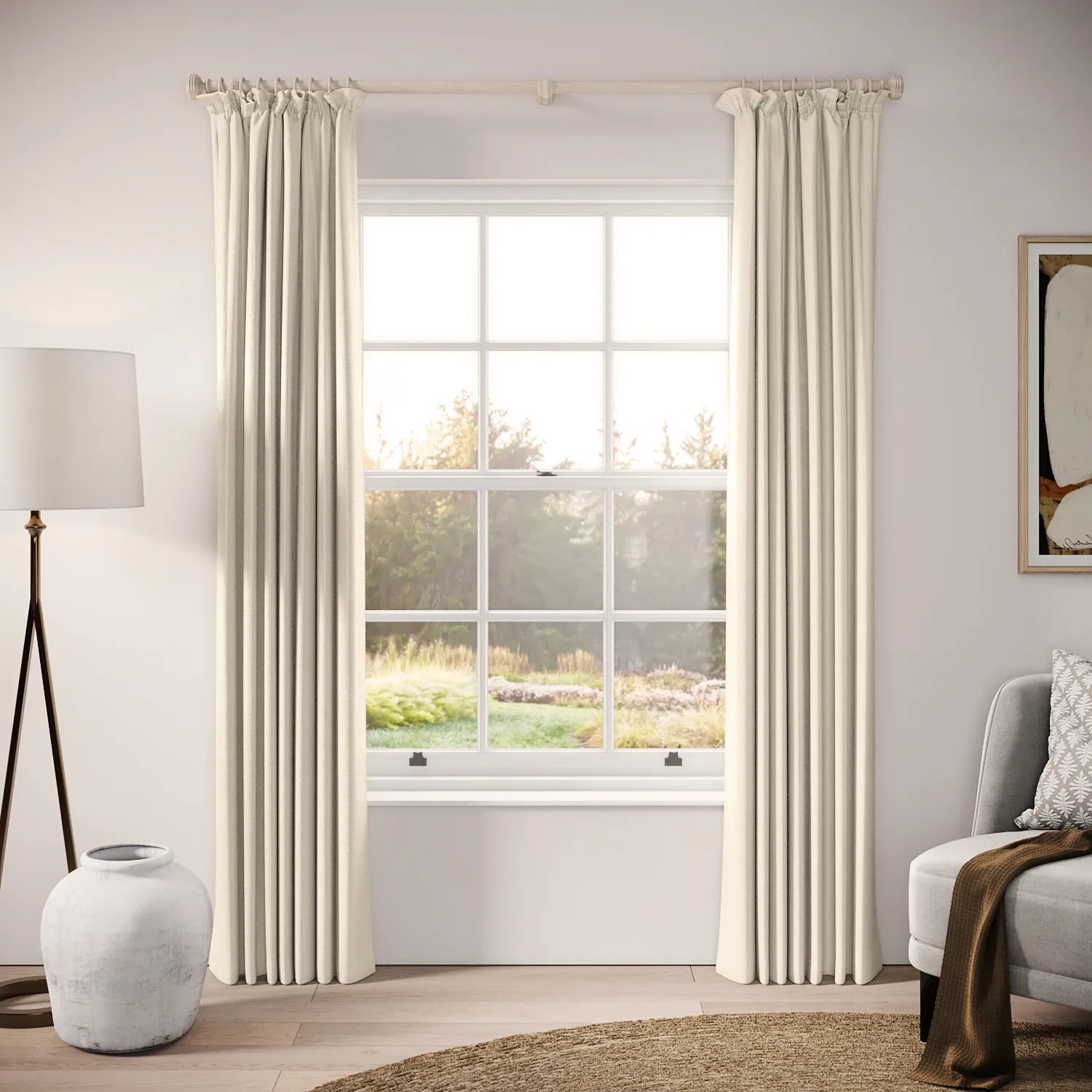 Cwtch Curtains - Eco Weave - Macchiato