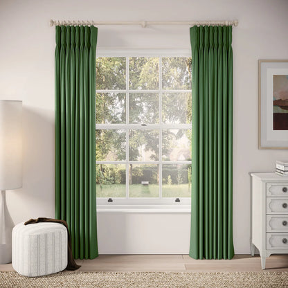 Double Dutch Curtains - Linen Blend - Lawnmower