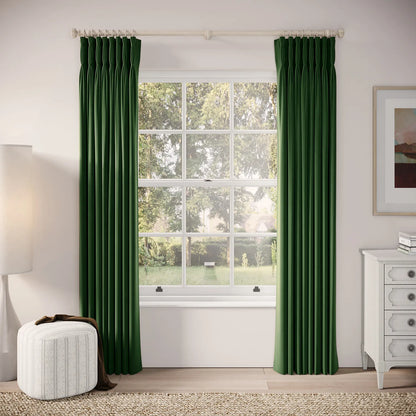 Double Dutch Curtains - Soft Velvet - Billiards