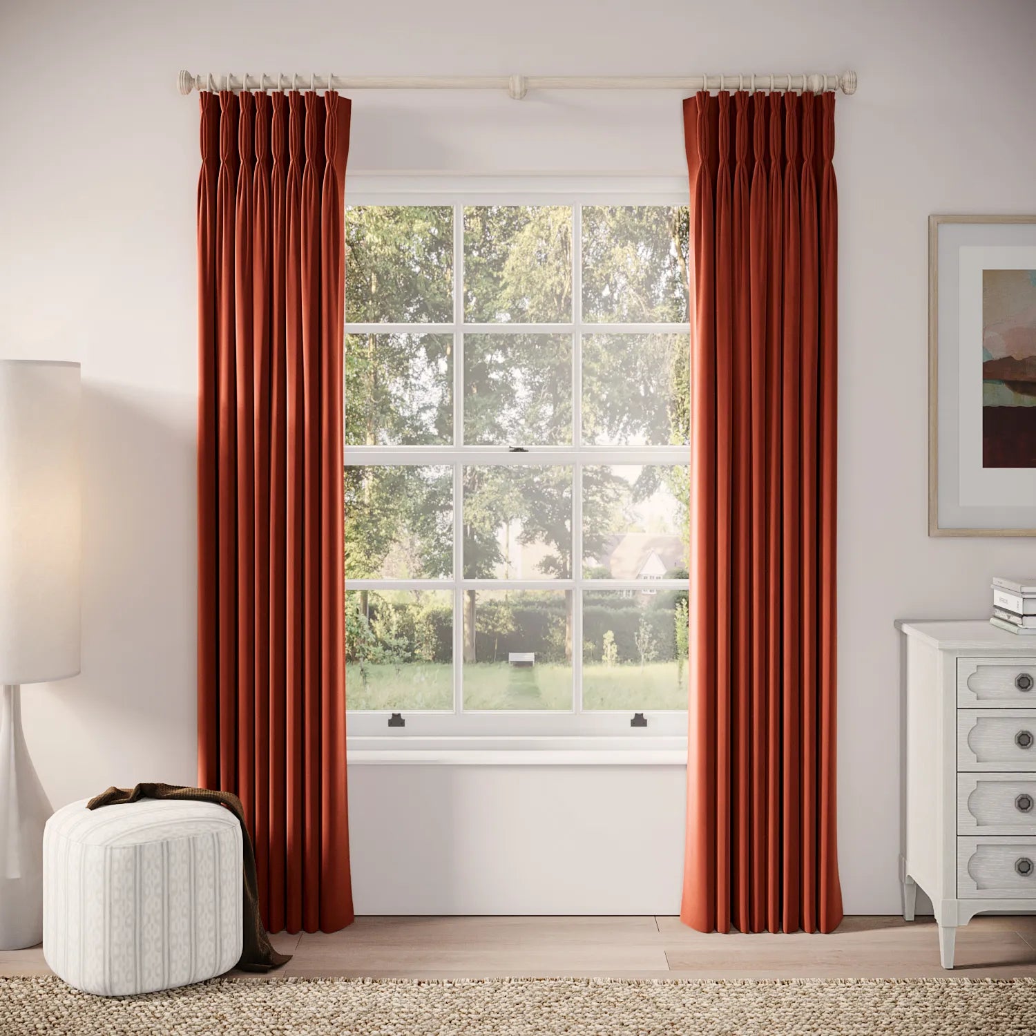 Double Dutch Curtains - Soft Velvet - Cookout