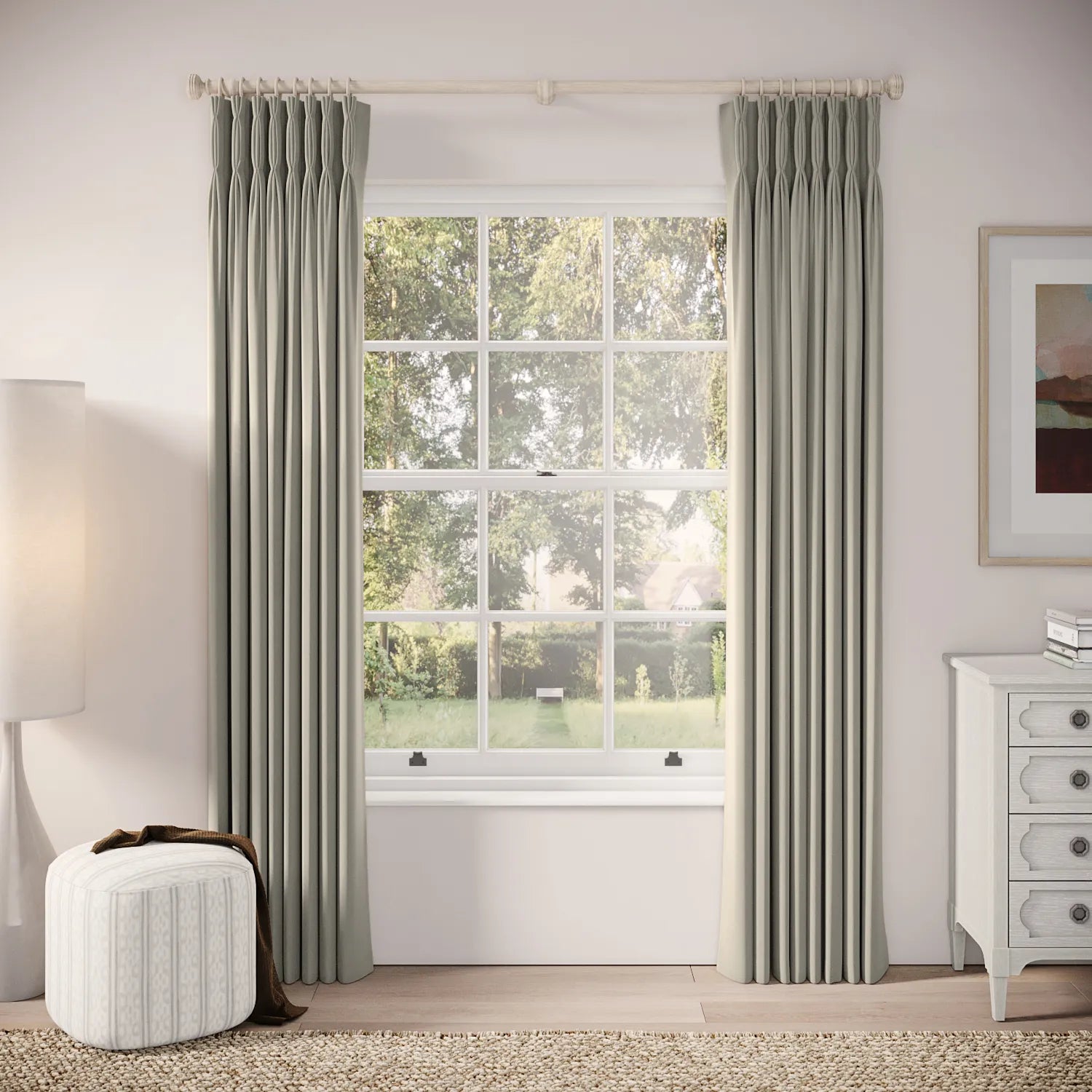 Double Dutch Curtains - Soft Velvet - Cornish