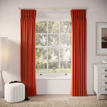Double Dutch Curtains - Soft Velvet - Logburner