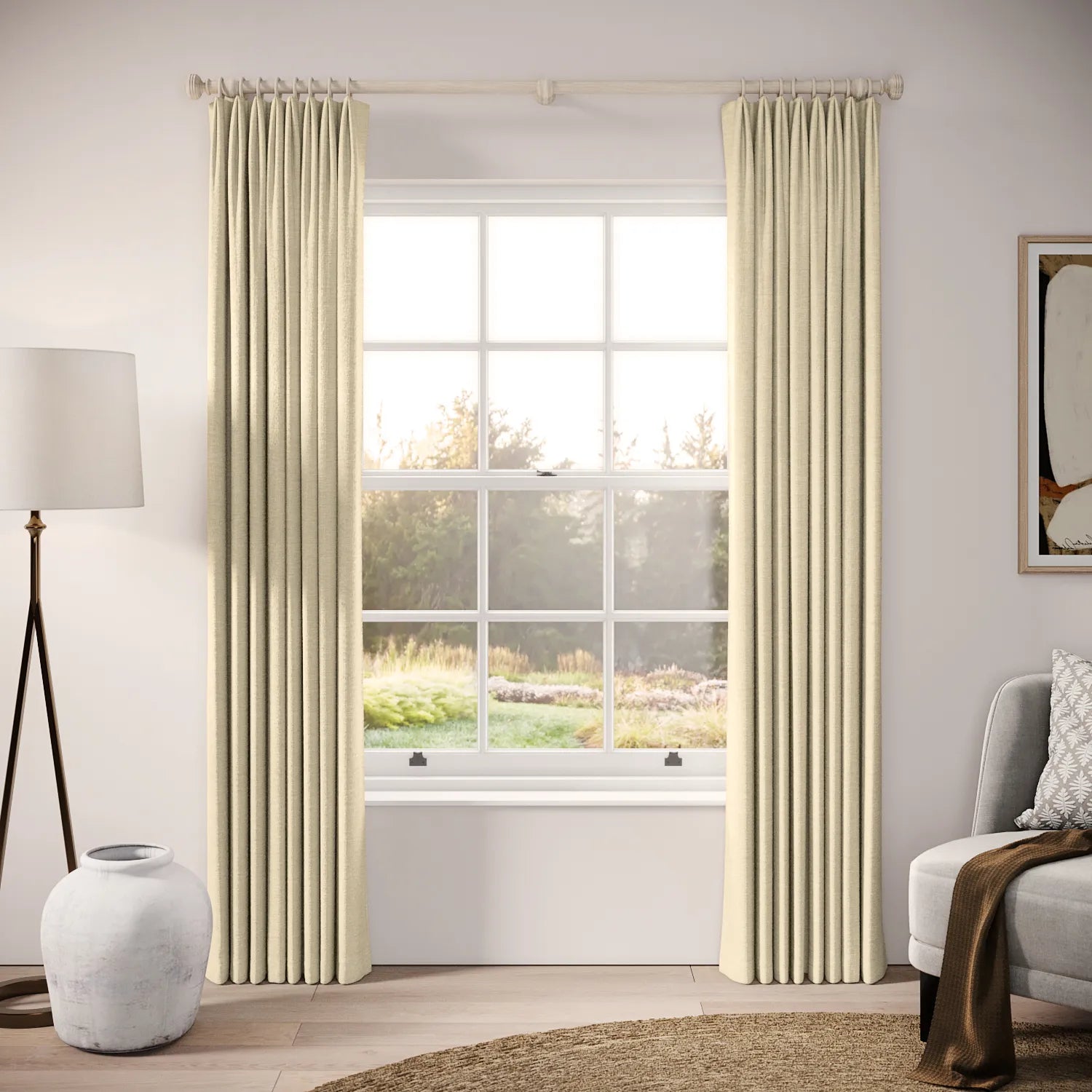 Fido Curtains - Eco Boucle - Viennese Whirl
