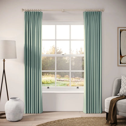 Fido Curtains - Linen Blend - Rockpool