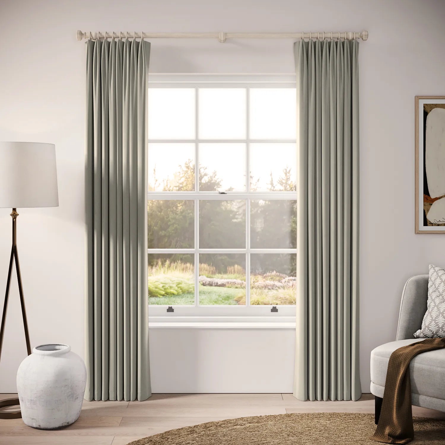 Fido Curtains - Soft Velvet - Cornish