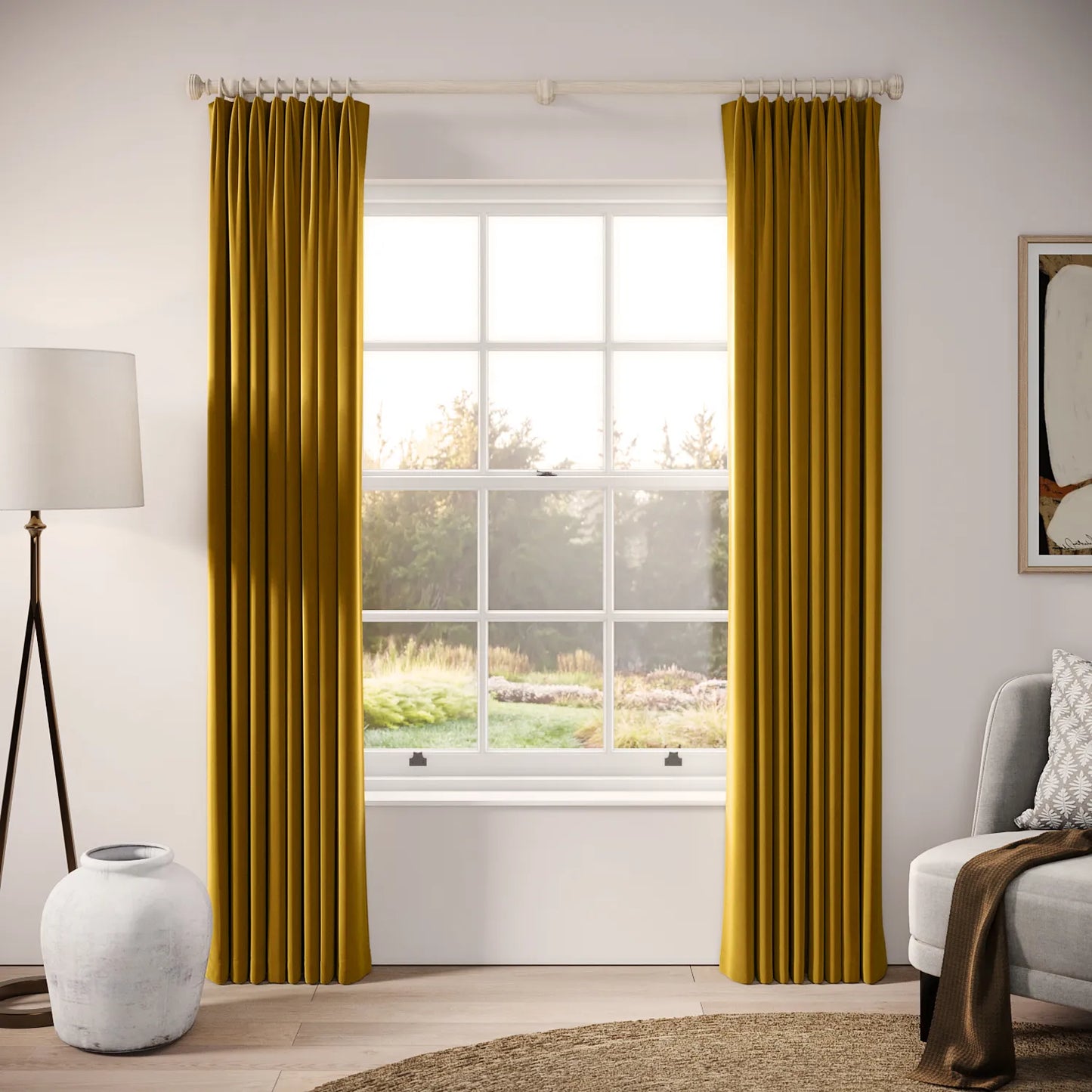 Fido Curtains - Soft Velvet - Lucky Strike