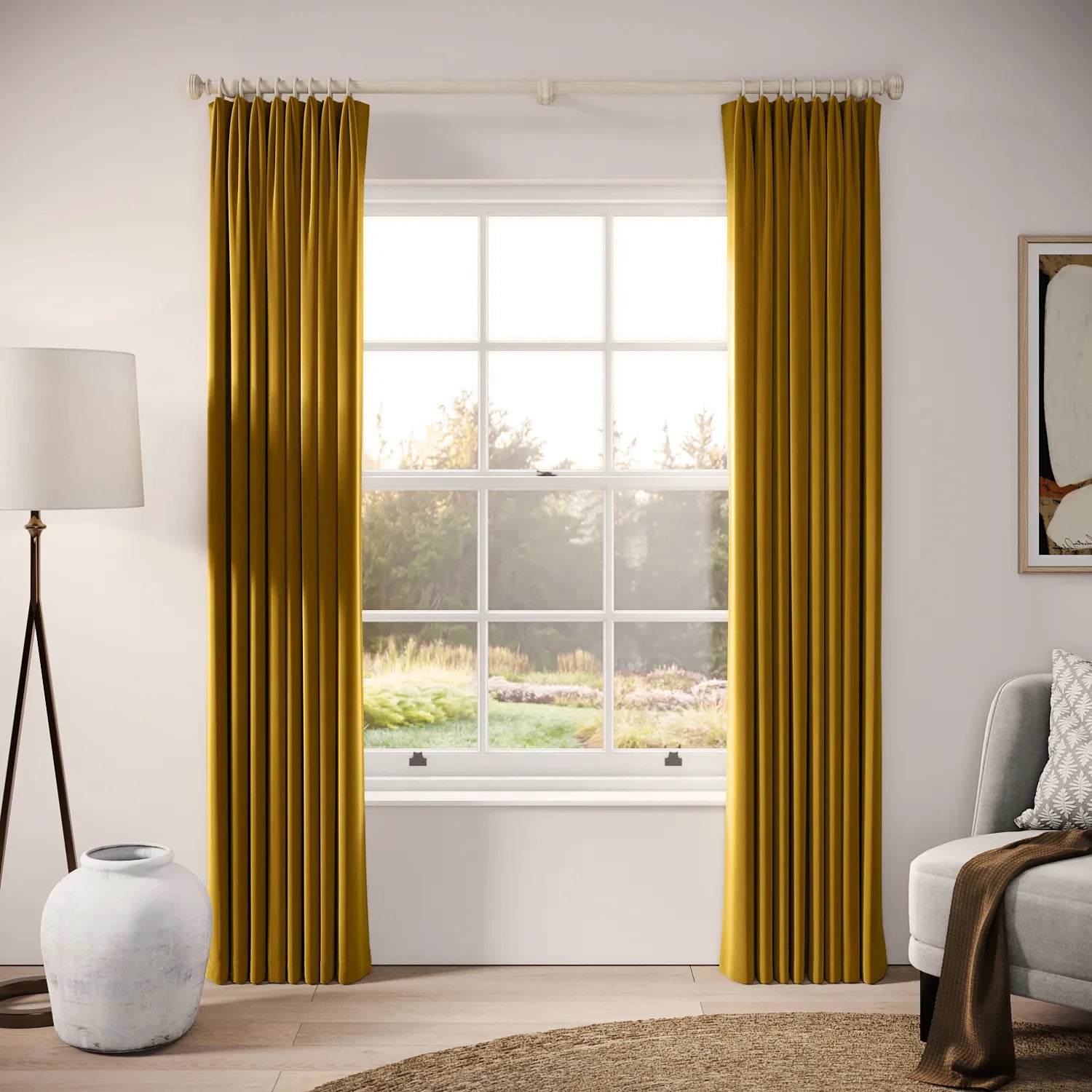 Fido Curtains - Soft Velvet - Lucky Strike