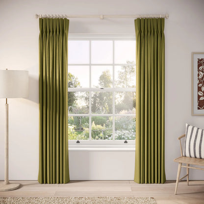 His Nibs Curtains - Eco Weave - Thyme Lord