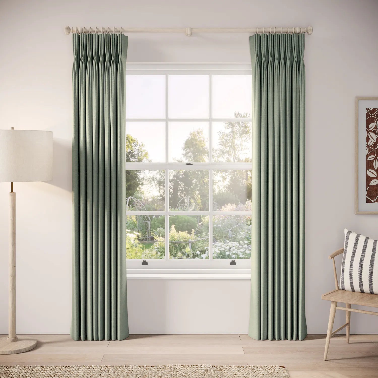 His Nibs Curtains - Pure Linen - Barmouth